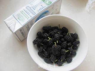 Simple Cold Summer Drink---mulberry Naixi recipe