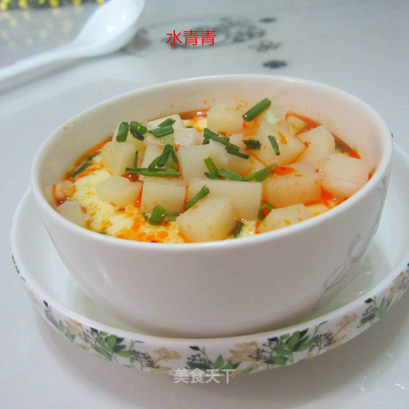 Scallion and Fragrant Rice Tofu Custard recipe