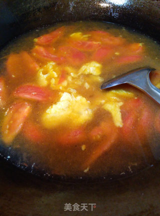 【tomato Egg Soup】 recipe