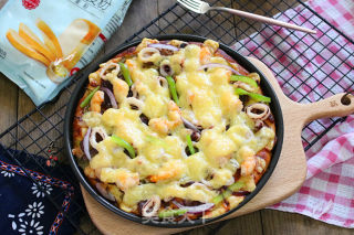 Supreme Pizza with Seafood Sausage recipe