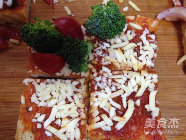 Toast Cube Pizza recipe