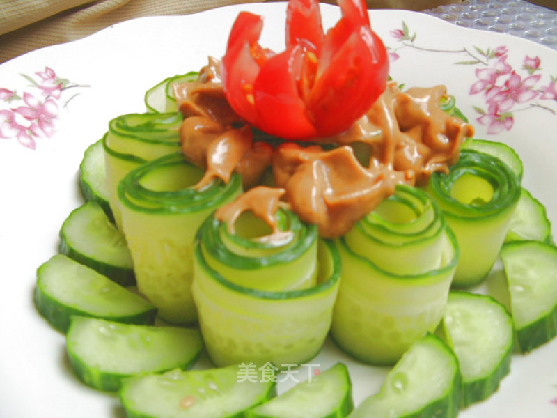 Cucumber with Sesame Sauce recipe