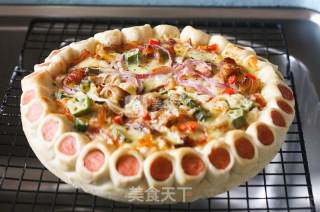 Ham Lace Bacon Pizza recipe