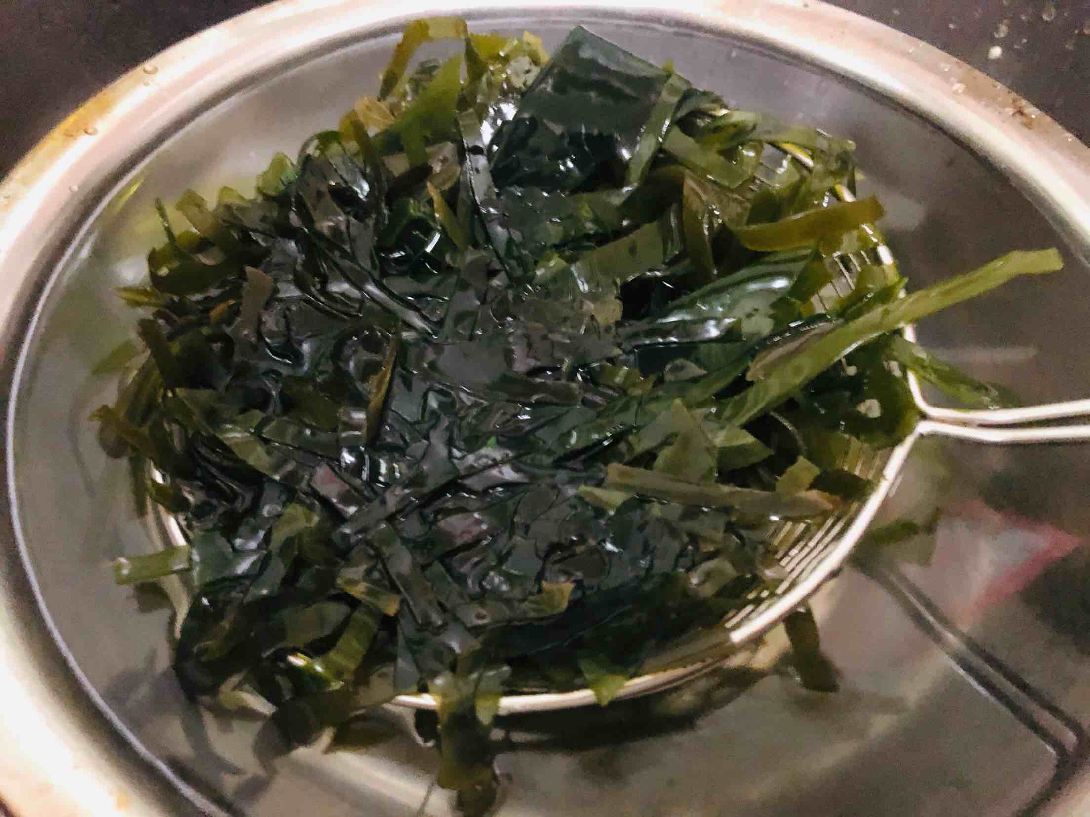 Water Spinach Mixed with Kelp recipe