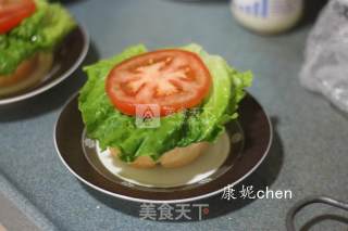 #aca烤明星大赛#flower Hamburger recipe