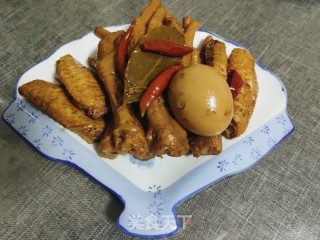 Spicy Marinated Chicken Wings and Chicken Feet recipe