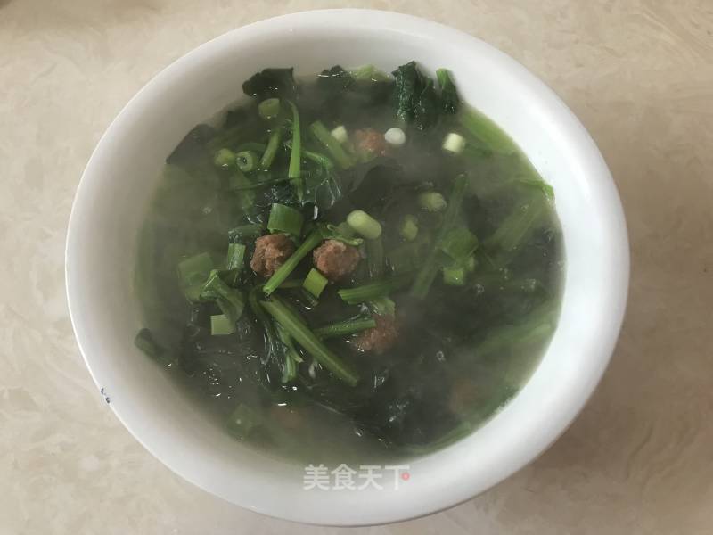 Spinach Meatball Soup recipe