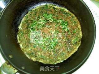 Dandelion Omelette with Flax Seed Oil recipe