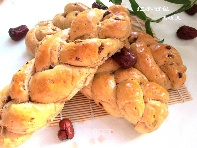 Double Red Braid Bread recipe