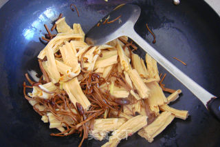 Grilled Yuba with Tea Tree Mushroom recipe