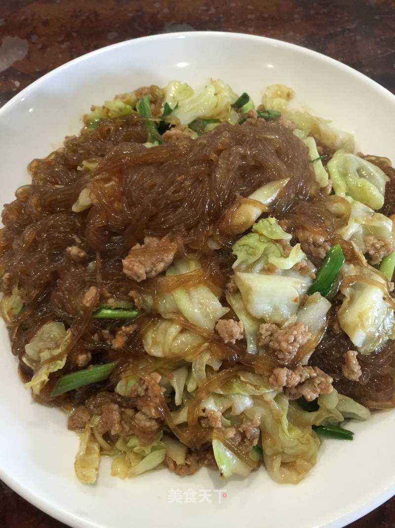 Cabbage Sweet Potato Vermicelli recipe