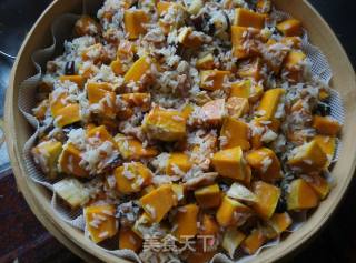 Steamed Pumpkin Rice recipe