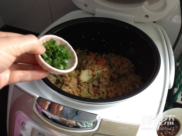 Braised Rice with Cowpea Gravy recipe