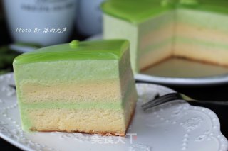 Frog Becomes A Prince-edamame Mousse Cake recipe