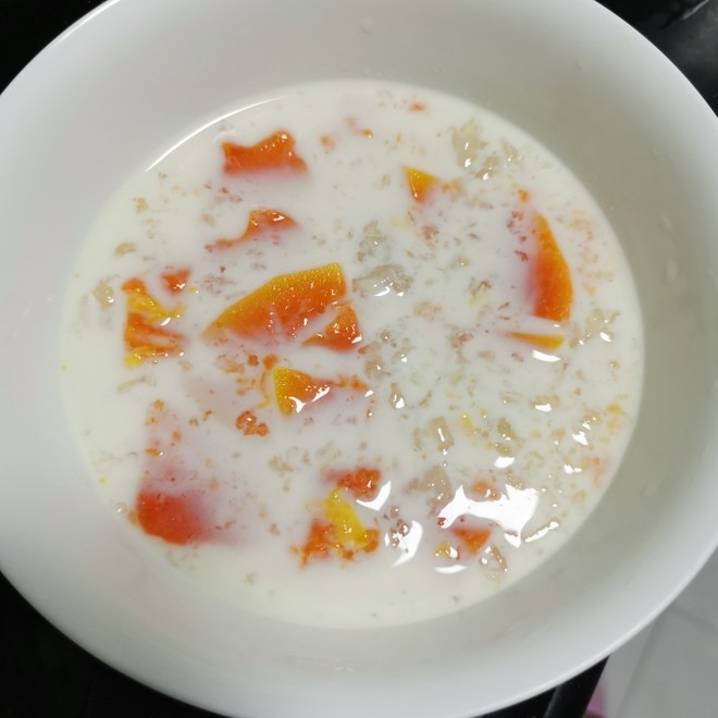 Stewed Hashima with Papaya recipe