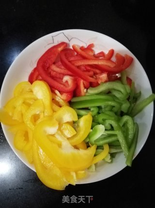 Stir-fried Beef with Bell Pepper recipe