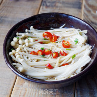 Boiled Enoki Mushroom recipe