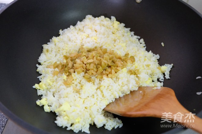 Fried Rice with Mustard and Egg recipe