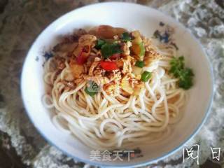 Noodles with Egg and Pork Sauce recipe