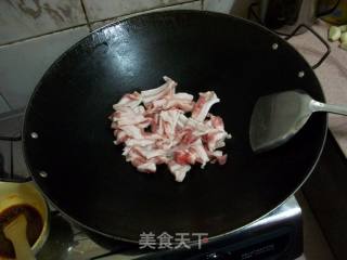 Stir-fried Pork with Vegetable Moss recipe