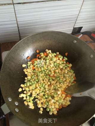 Stir-fried Three Diced Walnuts recipe