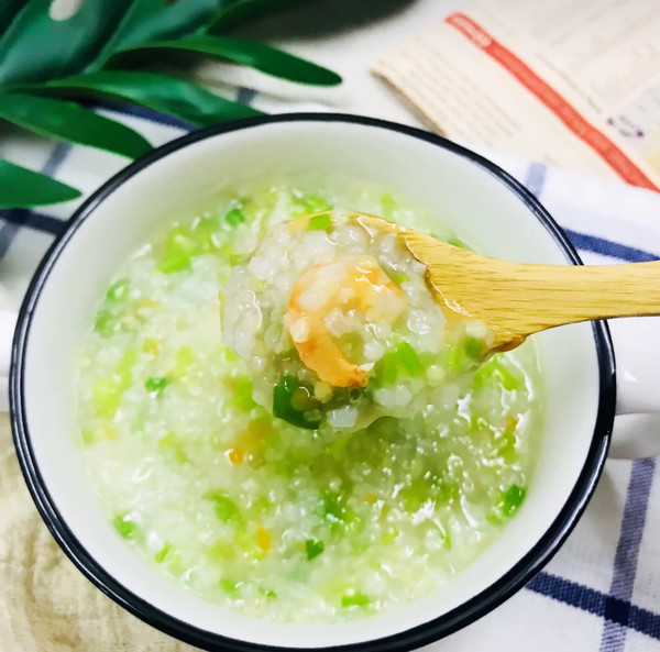 【celery Sea Rice Porridge】 recipe