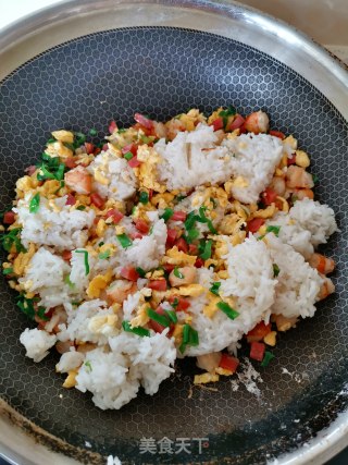 Fried Rice with Shrimp and Egg recipe