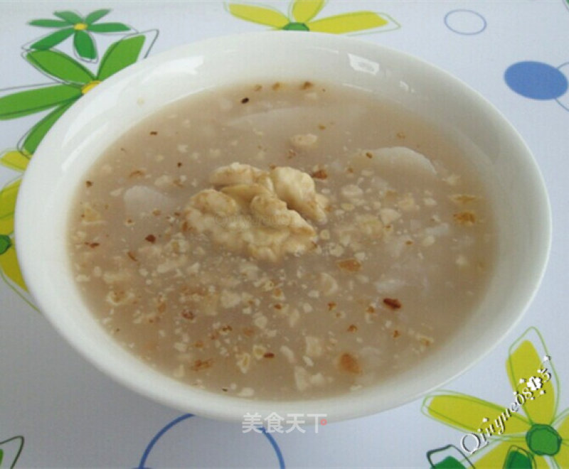 Walnut and Yam Poria Porridge recipe