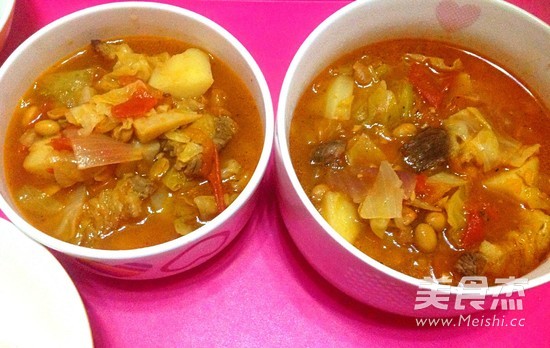 Tomato Assorted Beef Soup recipe