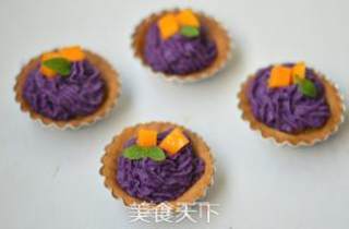 Purple Sweet Potato Tower recipe