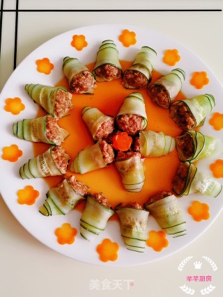 Cucumber Beef Roll recipe