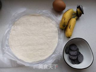 Chocolate Banana Pie (hand Cake Version) recipe