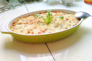 Assorted Ham Baked Rice recipe