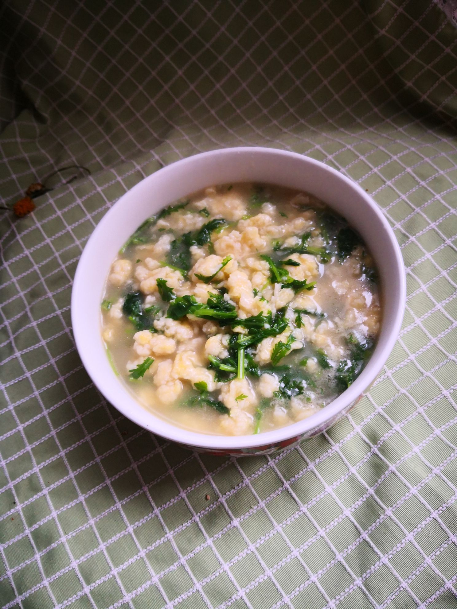 Chrysanthemum Gnocchi Soup recipe