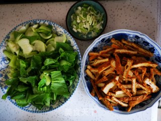 Rapeseed Fried Bean Curd recipe