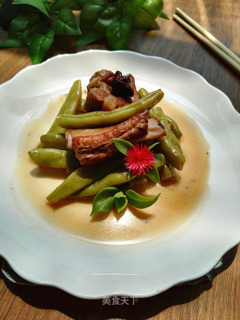 Kidney Bean Braised Pork Ribs recipe