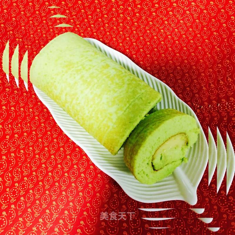 Matcha Cream Small Four Rolls recipe