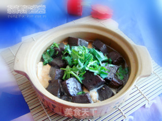 Lamb Blood Tofu Pot recipe