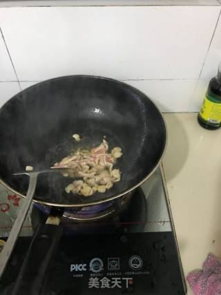 Fried Pork with Okra recipe