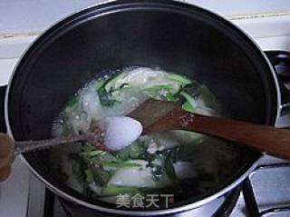 Boiled Dumpling Wrappers with Beef and Greens recipe