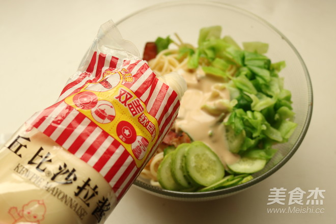 Pasta Salad with Bacon#丘比沙汁# recipe