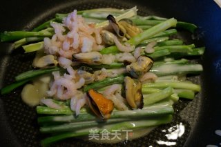 Homemade Korean Seafood Scallion Pancakes recipe