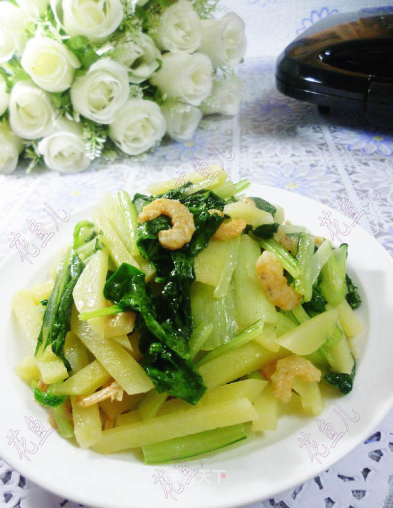 Stir-fried Potatoes with Kaiyang Cabbage recipe