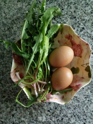 #春食野菜香#dandelion Fried Egg recipe