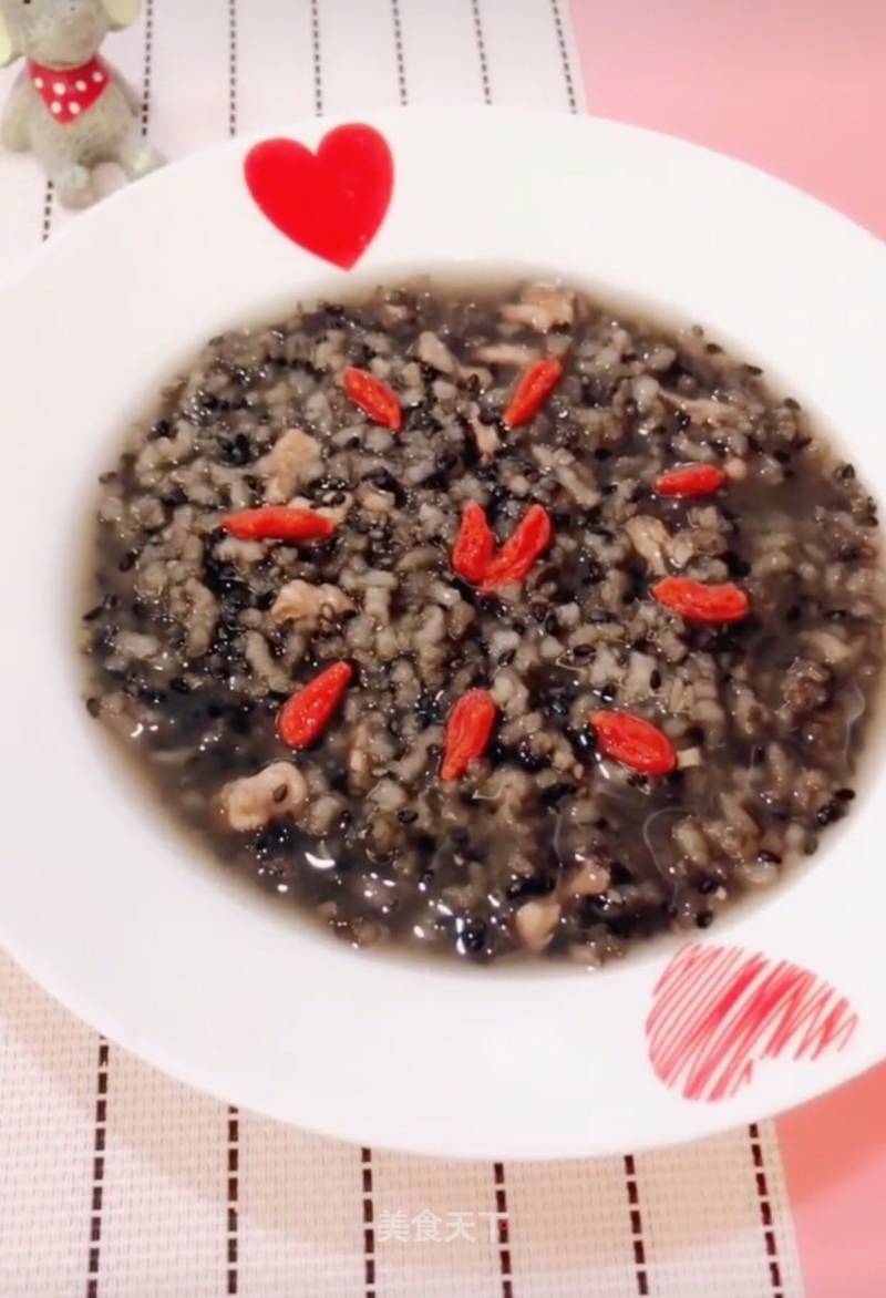 Black Sesame and Walnut Porridge Recipe Simple Chinese Food