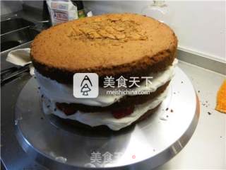 #aca烤明星大赛#fresh Fruit Naked Cake recipe