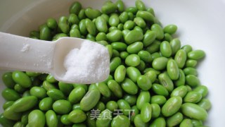 Hometown Dish----- Pickled Edamame with Chopped Pepper recipe