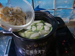 Shrimp and Loofah Congee recipe