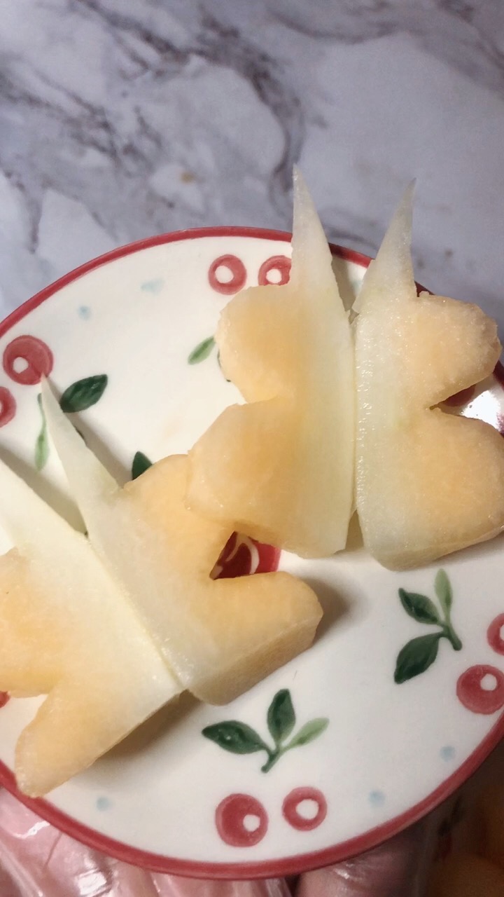 Butterfly Honeydew Fruit Plate recipe