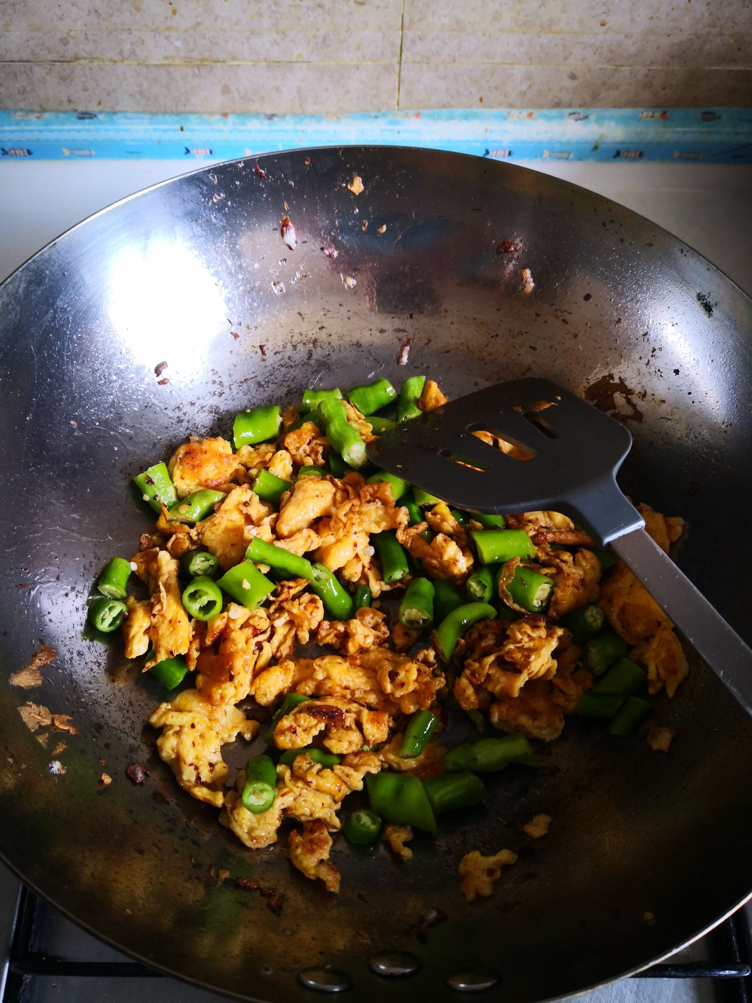 Scrambled Eggs with Shrimp Paste recipe